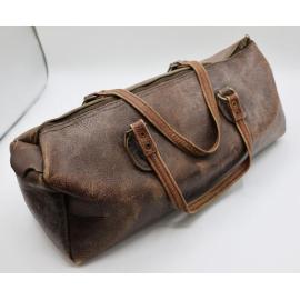 Ladies leather bowling bag