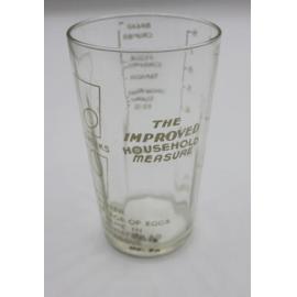 Measuring glass tumbler
