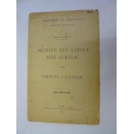 Orchard and garden pest almanac and spraying calendar
