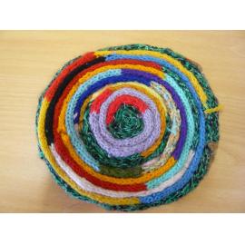 Primary school sampler (French knitting circle)