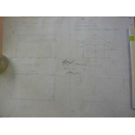 Plan of building on the corner of Flora Terrace and Beach Road